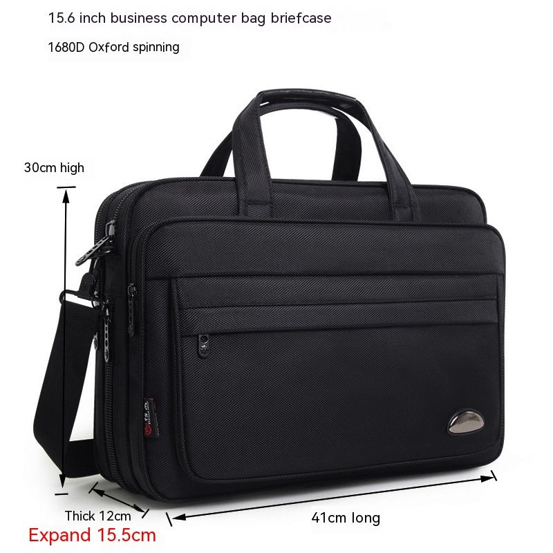 Men's Waterproof Large Capacity Briefcase
